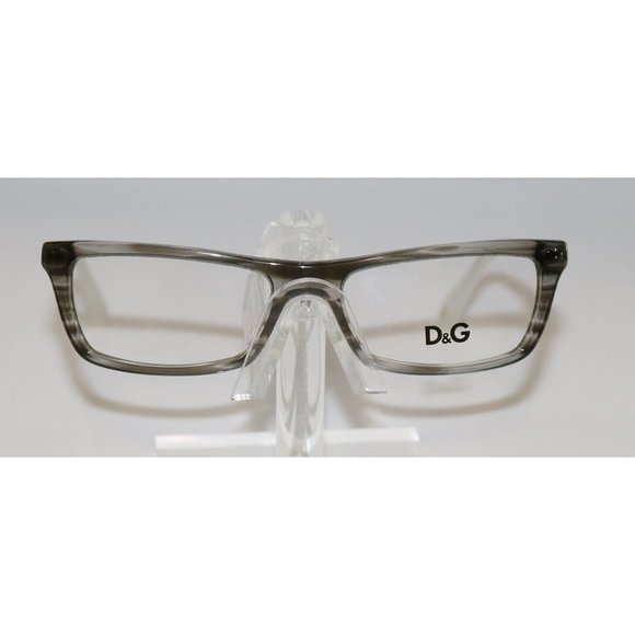 Dolce & Gabbana Gray Strip Eyeglasses - Picture 2 of 3